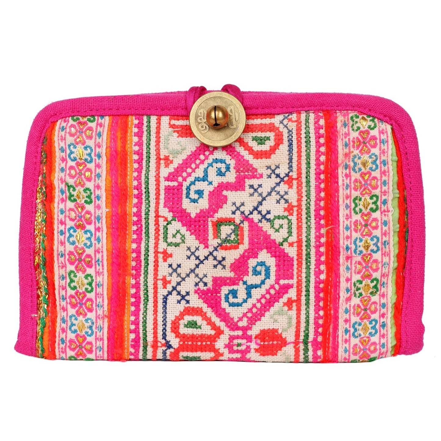 Passport Cover with Hmong Embroiery