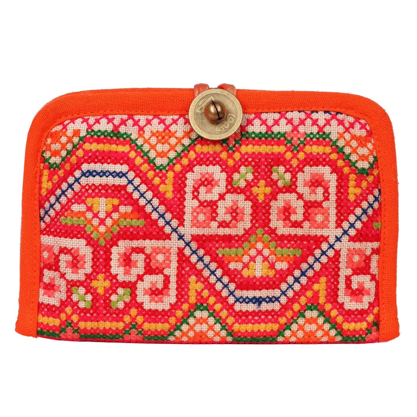 Passport Cover with Hmong Embroiery