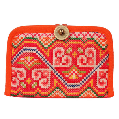 Passport Cover with Hmong Embroiery