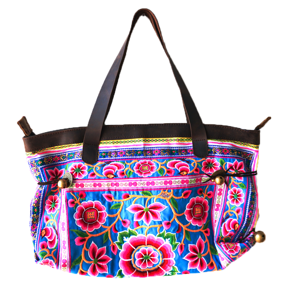 Hmong Embroidered Tote Bag