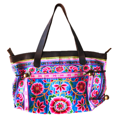 Hmong Embroidered Tote Bag