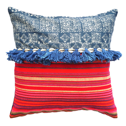 Pillow Case with Hmong Textile