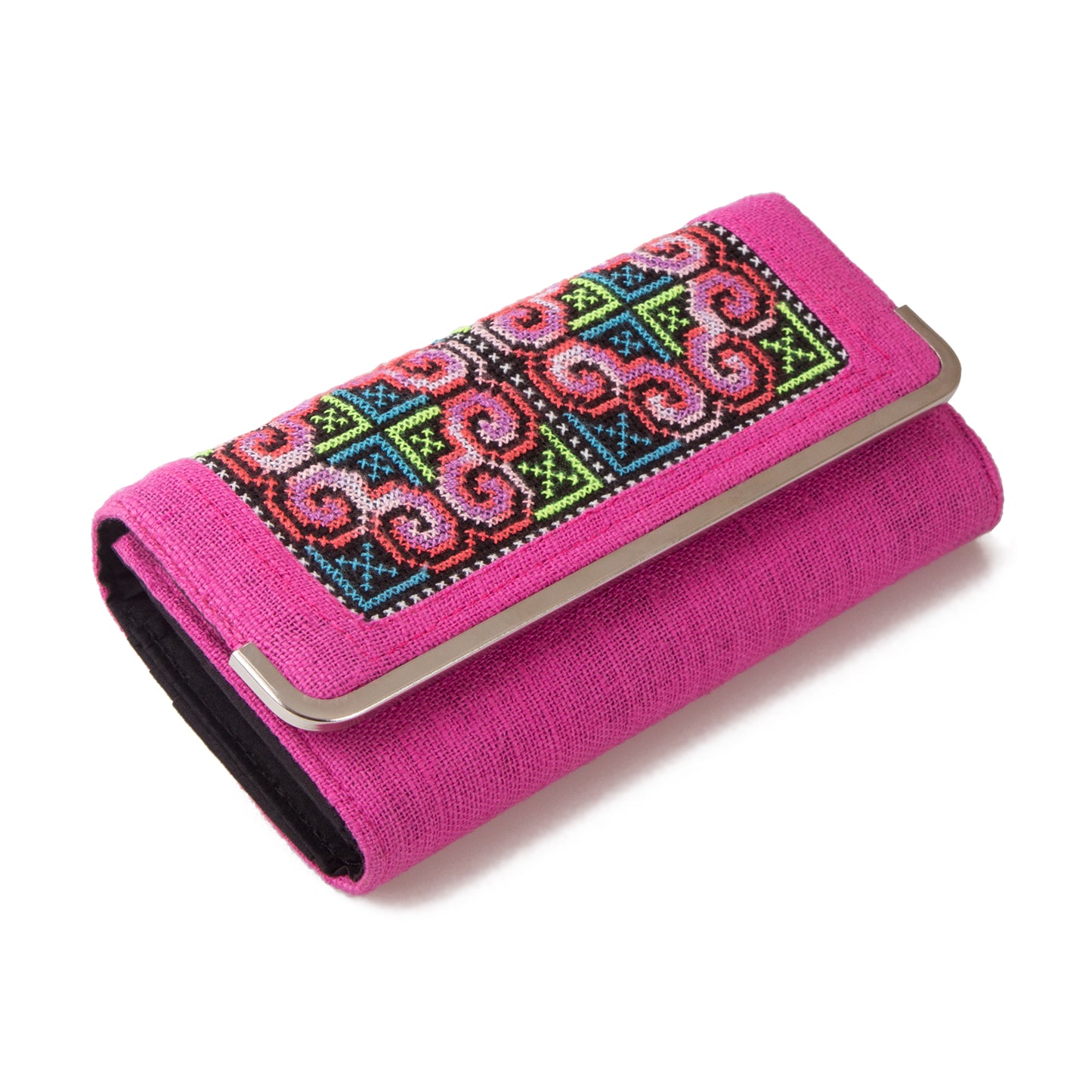 Hmong Embroidered Clutch Wallet