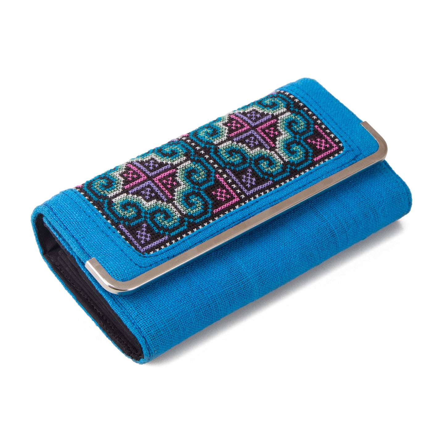 Hmong Embroidered Clutch Wallet