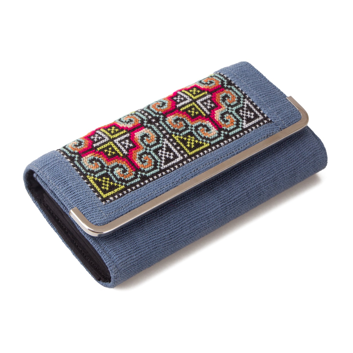 Hmong Embroidered Clutch Wallet